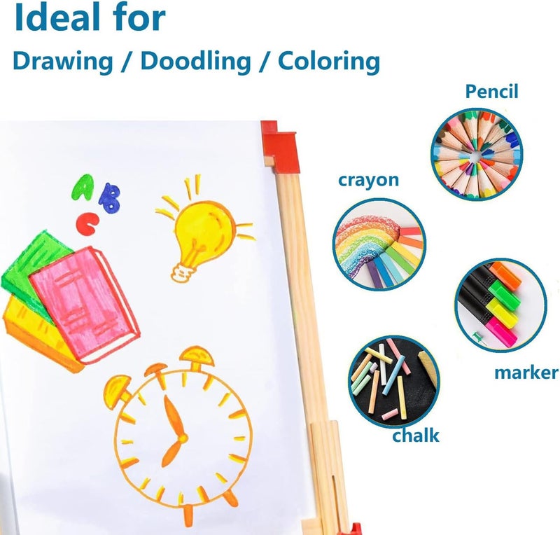 UDAREIT 500 Sheets Newsprint Paper 8.5 x 11in Plain Newsprint for Drawing Sketching Coloring, Drawing Paper Bulk for Kids Doodles - Image 3